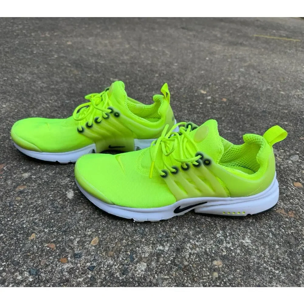 Nike Presto (GS) - DO1379 700 Volt / Black Youth 7Y / Womens 8.5 Shoes Sneakers